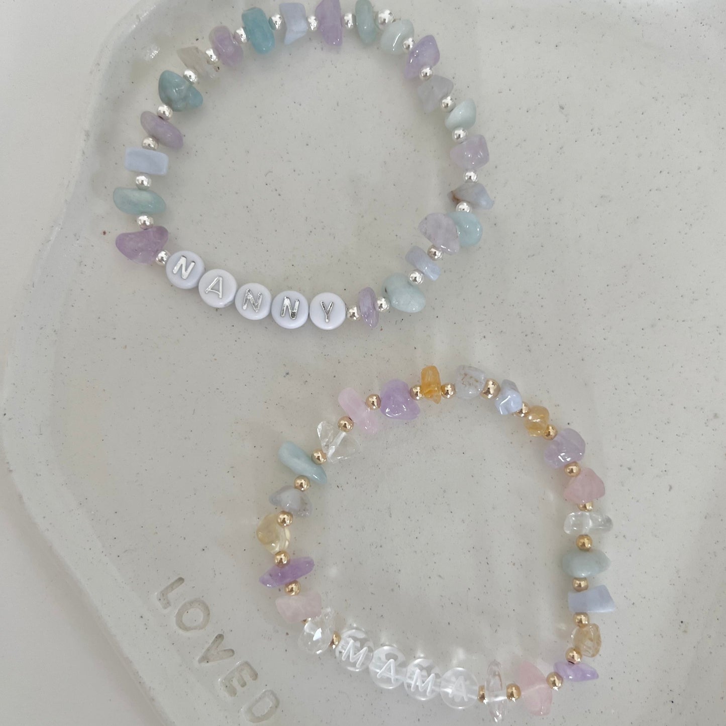 Precious Stones Personalised Bracelet