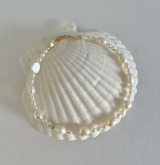 Baroque Pearl Anklet