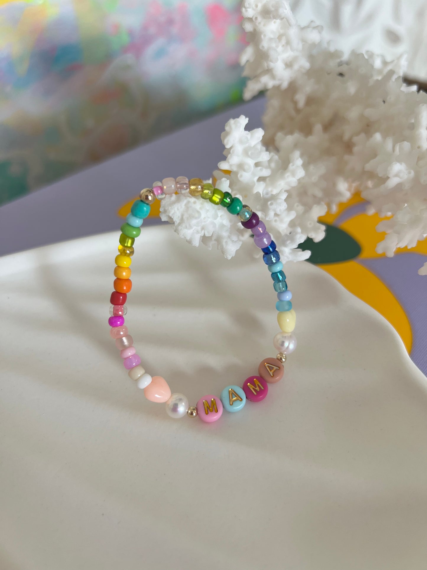 Rainbow Pearl Bracelet