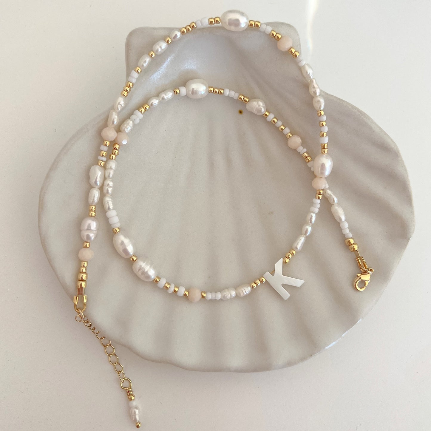 Golden Pearl Necklace