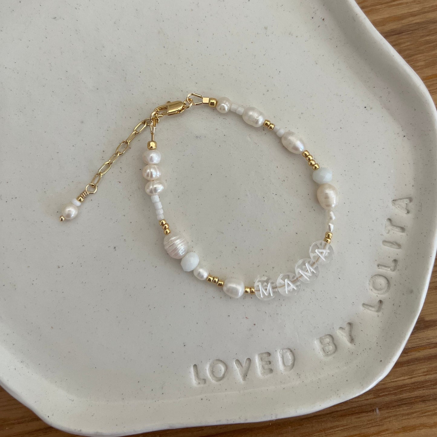 Golden Pearl Bracelet