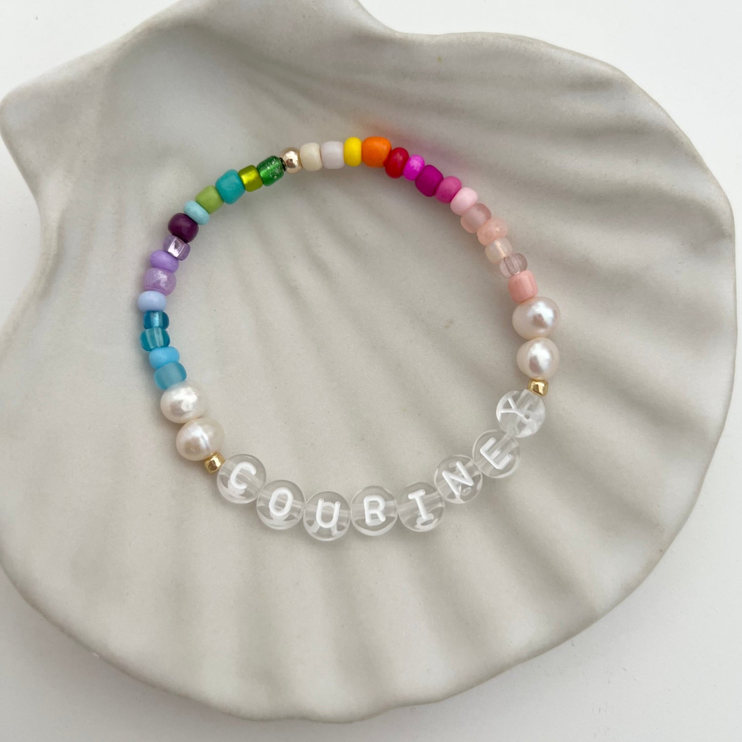 Rainbow Pearl Bracelet